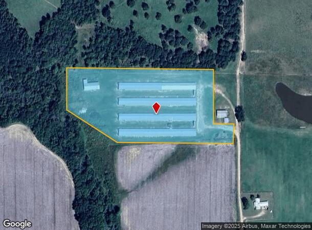  594 Daffodil Ln, Pitts, GA Parcel Map