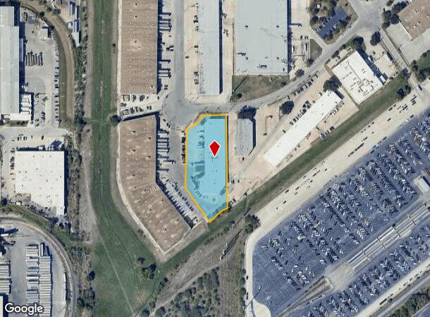  5008 Service Center Dr, San Antonio, TX Parcel Map