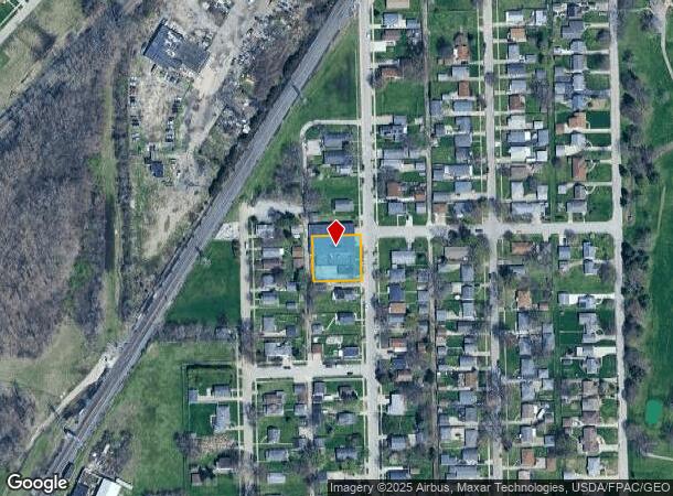  525 N Wheeling St, Toledo, OH Parcel Map