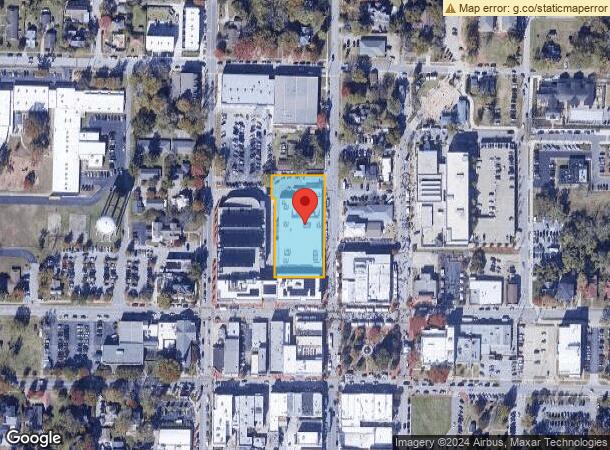  205 N Main St, Bentonville, AR Parcel Map