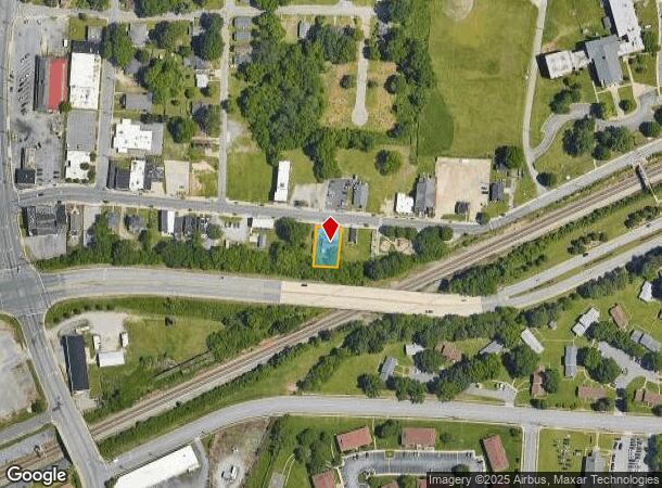  724 Washington St, High Point, NC Parcel Map