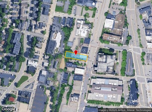 154 Main St, Worcester, MA Parcel Map