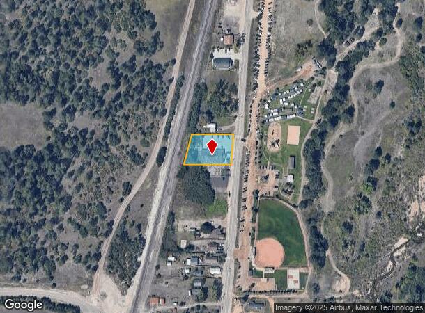 8885 Spruce Mountain Rd, Larkspur, CO Parcel Map
