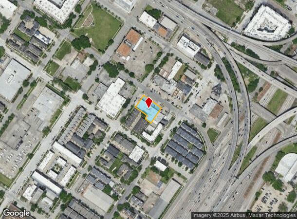 1700 Webster St, Houston, TX Parcel Map