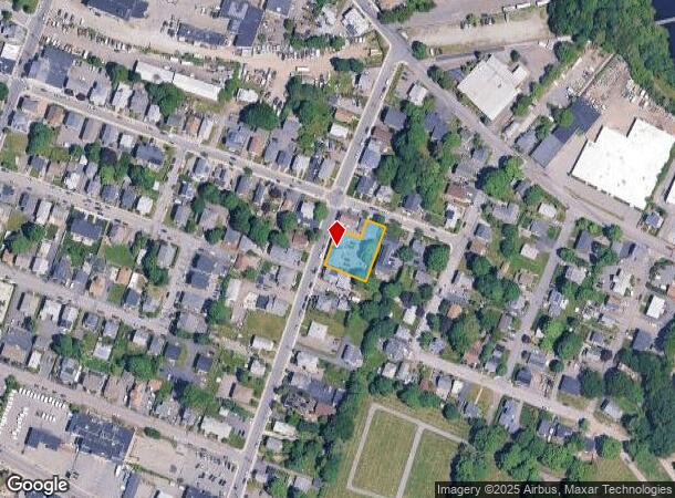  34 Cedar St, Waltham, MA Parcel Map