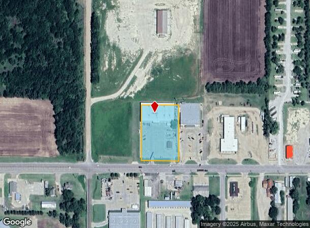  1121 W Main St, Lyons, KS Parcel Map