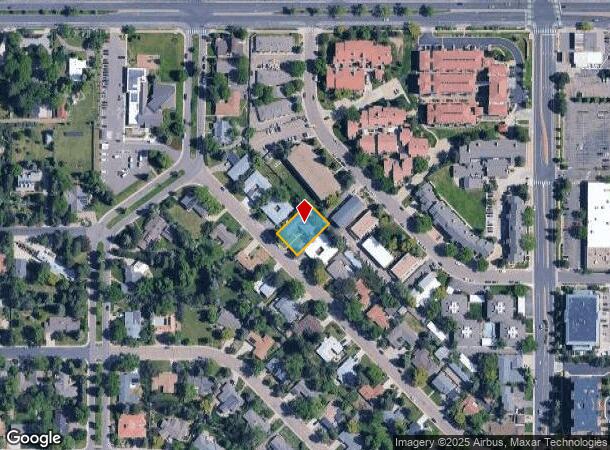 4365 Comanche Dr, Boulder, CO Parcel Map