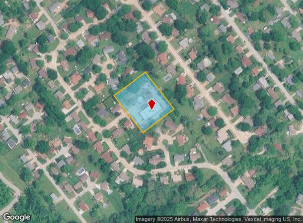 1400 Shawnee Ct, Arnold, MO Parcel Map