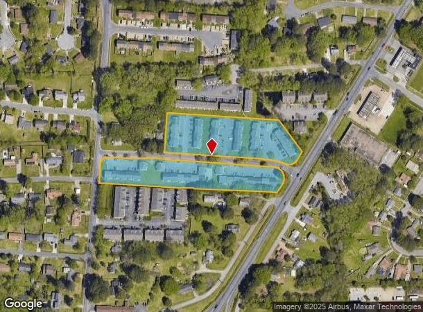  2600 Townhouse Ln, Chesapeake, VA Parcel Map