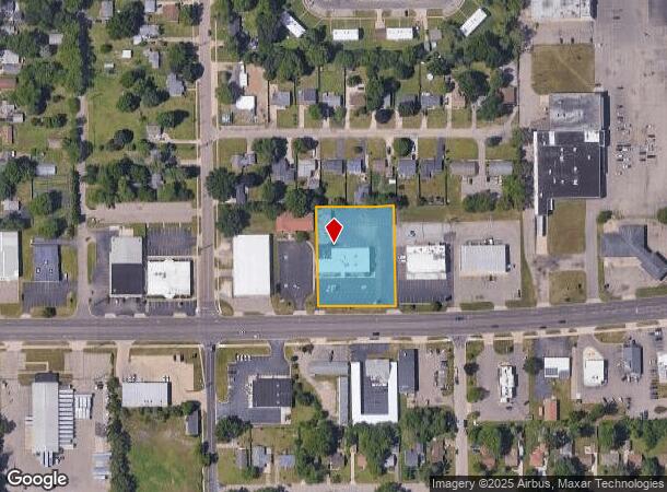  1346 Columbia Ave W, Battle Creek, MI Parcel Map