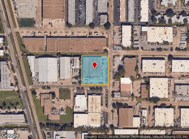  2643 Rodney Ln, Dallas, TX Parcel Map