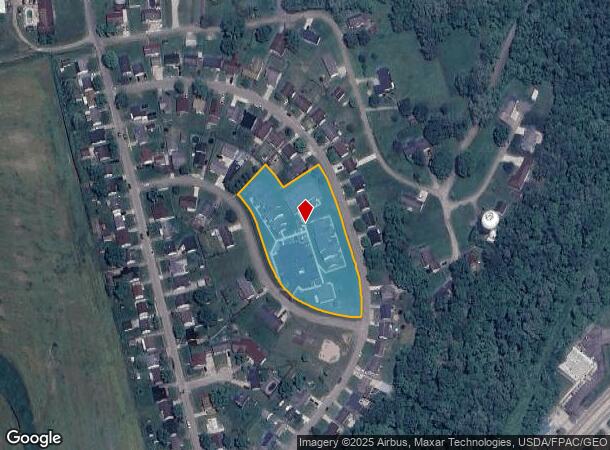  215 Saint Anthonys Ln, Waverly, OH Parcel Map