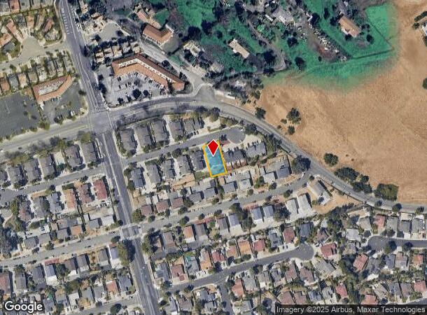  1342 Daniel Ct, Milpitas, CA Parcel Map