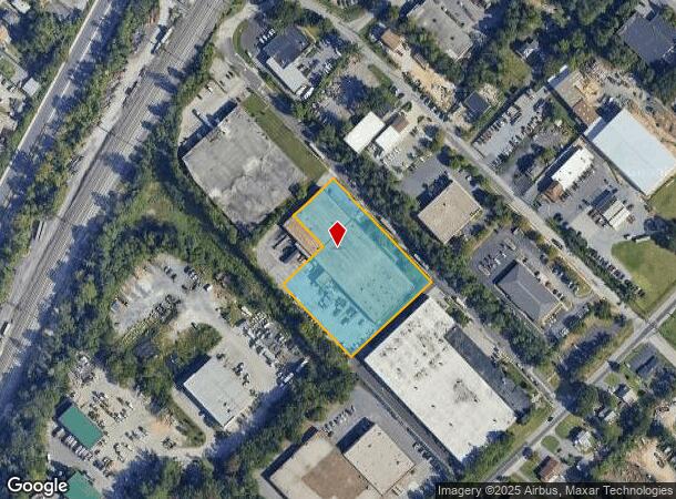 1405 Parker Rd, Halethorpe, MD Parcel Map