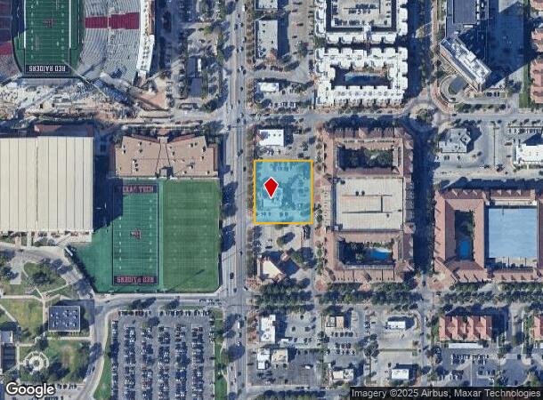 607 University Ave, Lubbock, TX Parcel Map