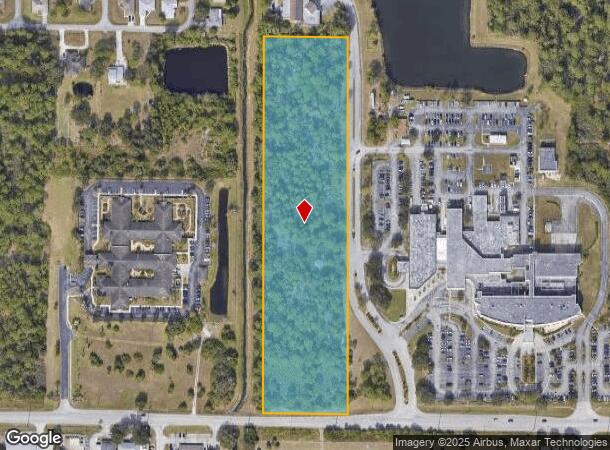  1909 Unknown, Palm Bay, FL Parcel Map