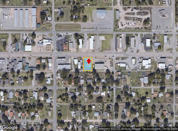 1119 E Main St, Cushing, OK Parcel Map
