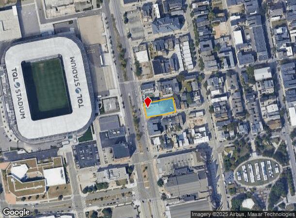  1418 Central Pkwy, Cincinnati, OH Parcel Map