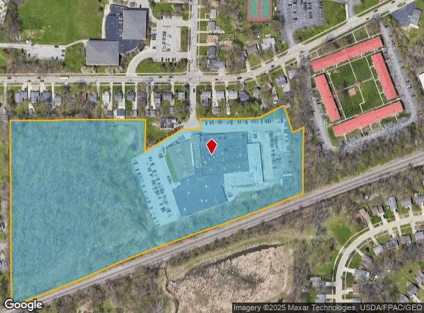 313 Gillett St, Painesville, OH Parcel Map