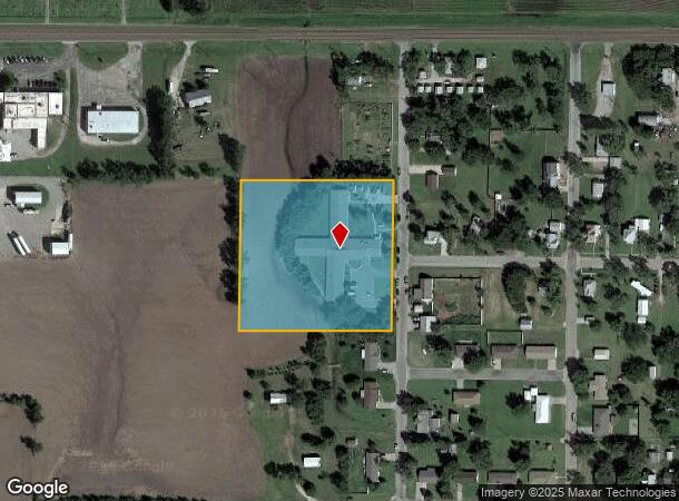  1218 Kansas St, Downs, KS Parcel Map