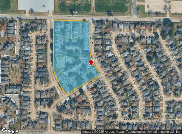  5201 Camino Verdes Blvd, Arlington, TX Parcel Map