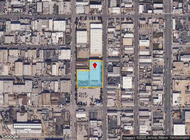  1495 Seabright Ave, Long Beach, CA Parcel Map