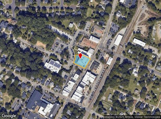 209 N Salem St, Apex, NC Parcel Map
