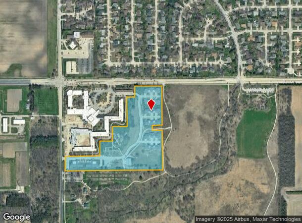 2802 Berns Dr, Urbana, IL Parcel Map