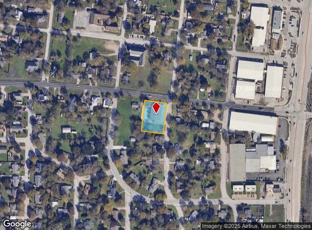  305 W 1St St, Justin, TX Parcel Map