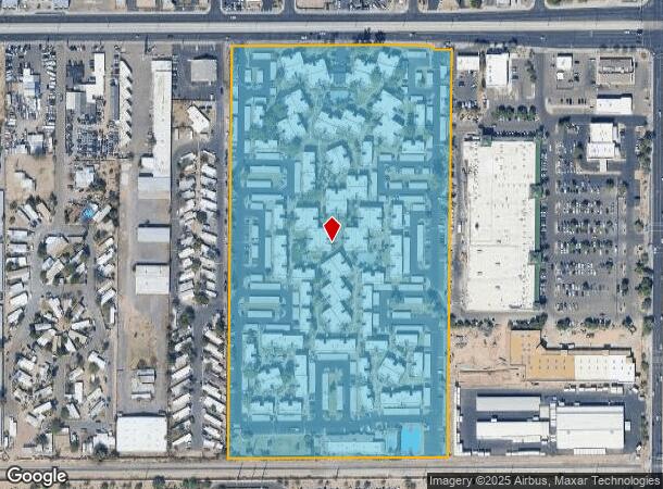  2121 W Main St, Mesa, AZ Parcel Map