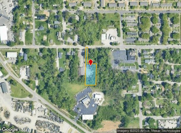  1305 1/2 W 11Th St, Bloomington, IN Parcel Map
