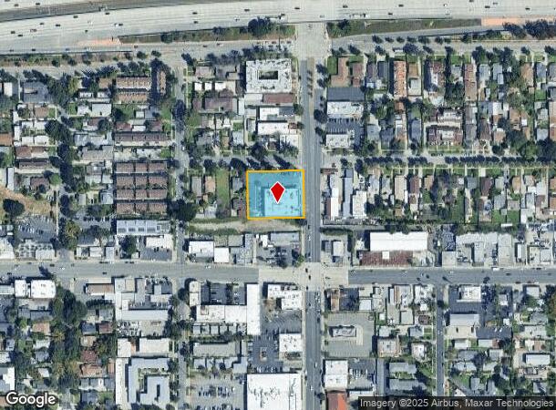 1382 Locust St, Pasadena, CA Parcel Map