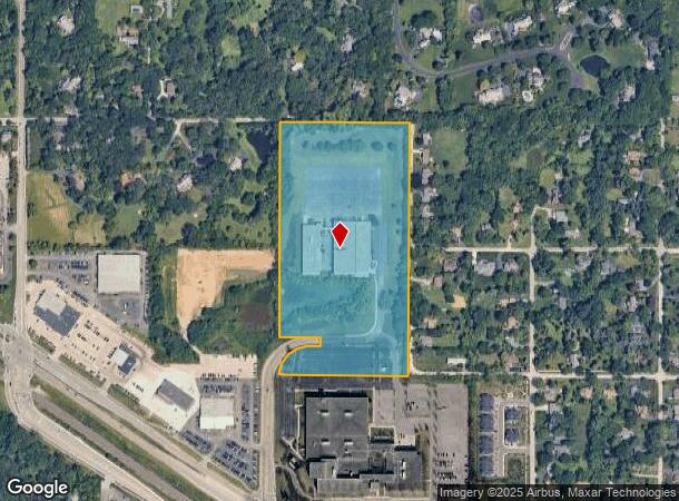  550 W Northwest Hwy, Barrington, IL Parcel Map