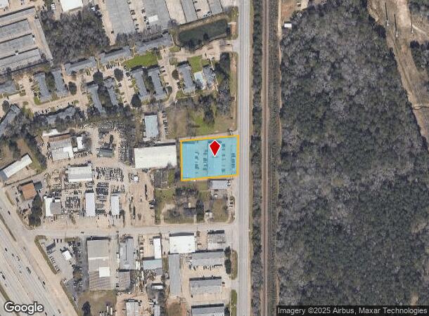 1414 S Frazier St, Conroe, TX Parcel Map