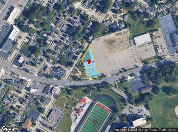 3660 Oakwood Blvd, Melvindale, MI Parcel Map