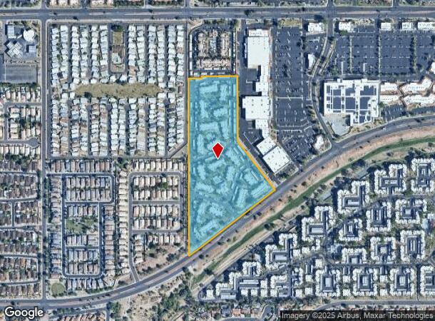  110 E Greenway Pkwy, Phoenix, AZ Parcel Map