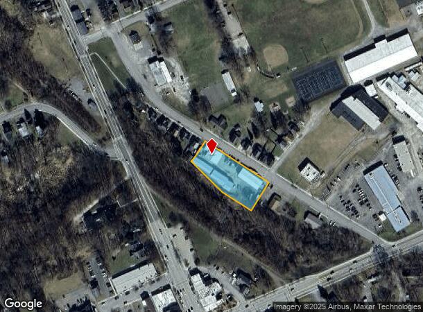 28 Mill St, Mount Morris, NY Parcel Map