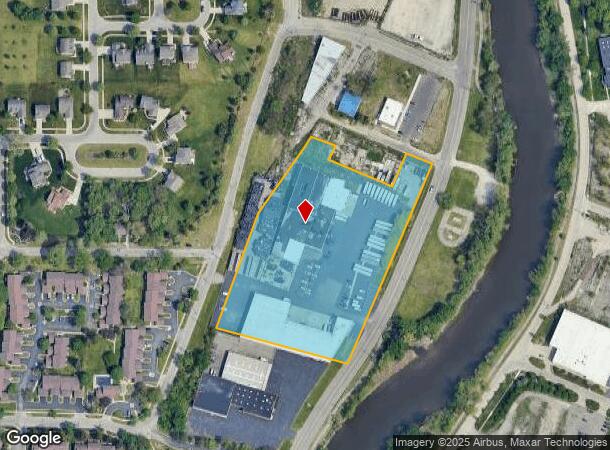 1221 James P Cole Blvd, Flint, MI Parcel Map