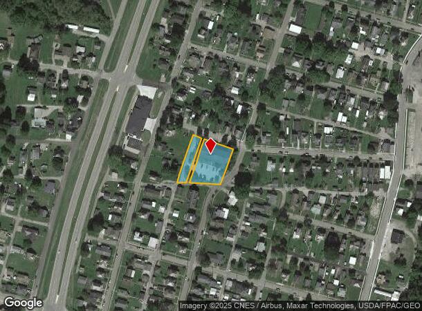  210 Taylor St, Crooksville, OH Parcel Map