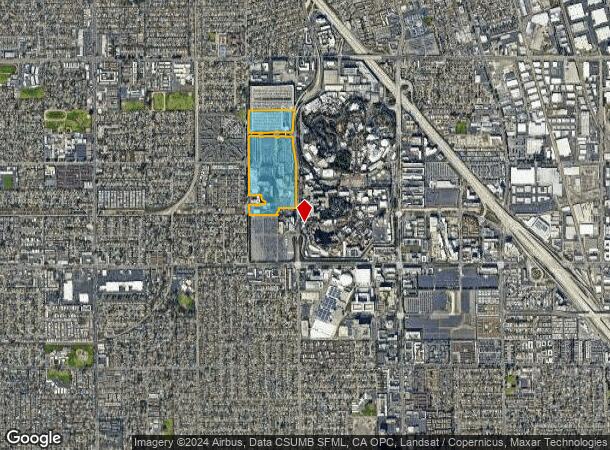  1415 S West St, Anaheim, CA Parcel Map