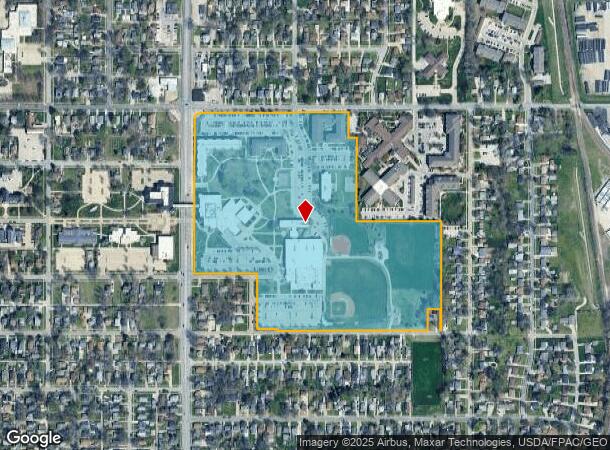 1417 Hull Ave, Des Moines, IA Parcel Map
