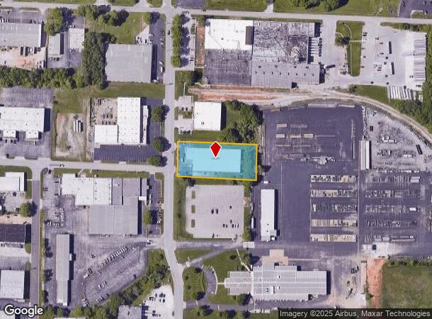  848 N Belcrest Ave, Springfield, MO Parcel Map