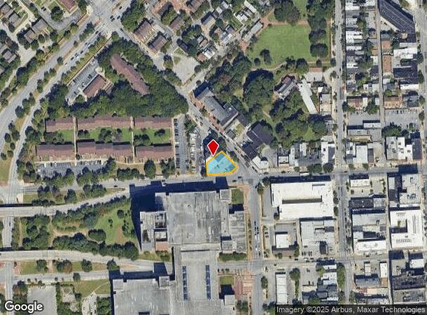 600 W Franklin St, Baltimore, MD Parcel Map