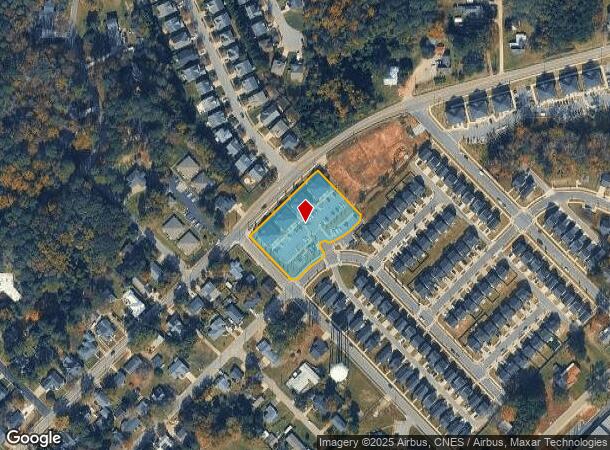 609 N Oneil St, Clayton, NC Parcel Map