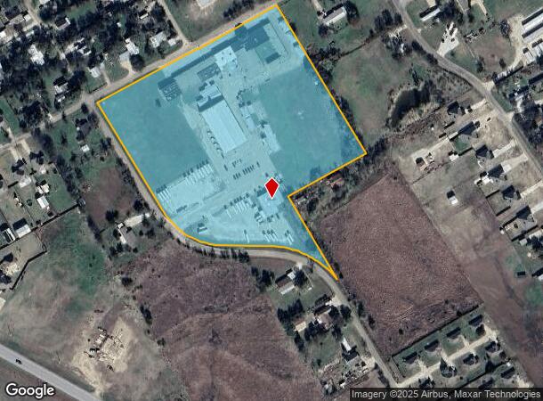 550 E Utah St, China Spring, TX Parcel Map