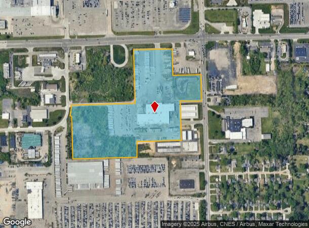  2051 W Bristol Rd, Flint, MI Parcel Map