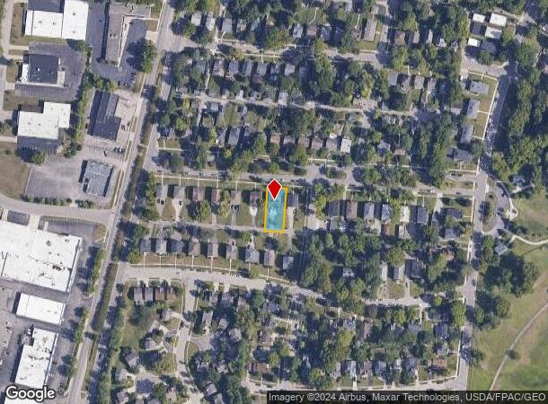  1532 Glenbeck Ave, Dayton, OH Parcel Map