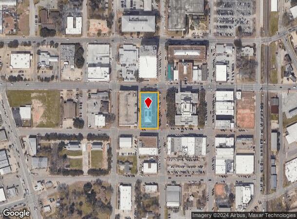  301 N Thompson St, Conroe, TX Parcel Map