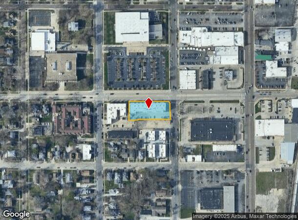 201 W Green St, Champaign, IL Parcel Map