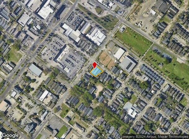  2536 Conti St, New Orleans, LA Parcel Map